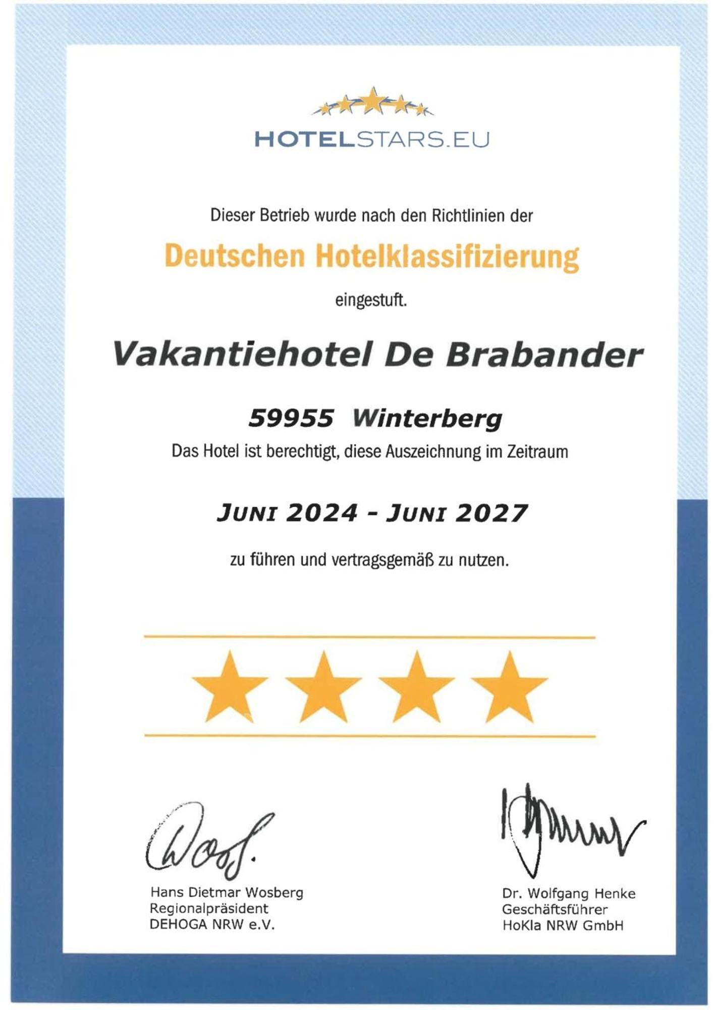 Vakantiehotel Der Brabander Winterberg Exterior foto